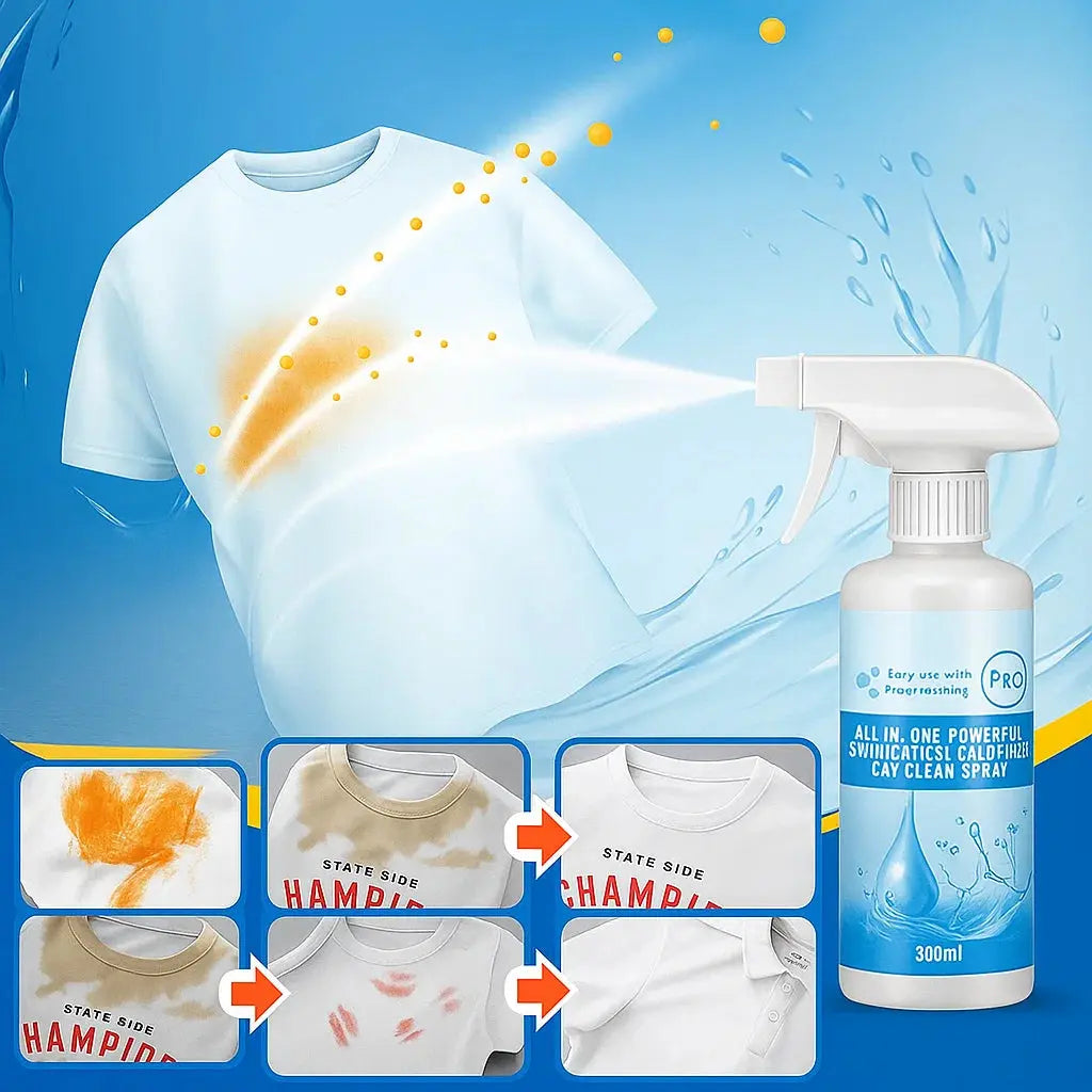 Dry spray for stain removal – Gentle & Effective