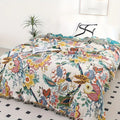 Tropical Bloom Cotton Blanket