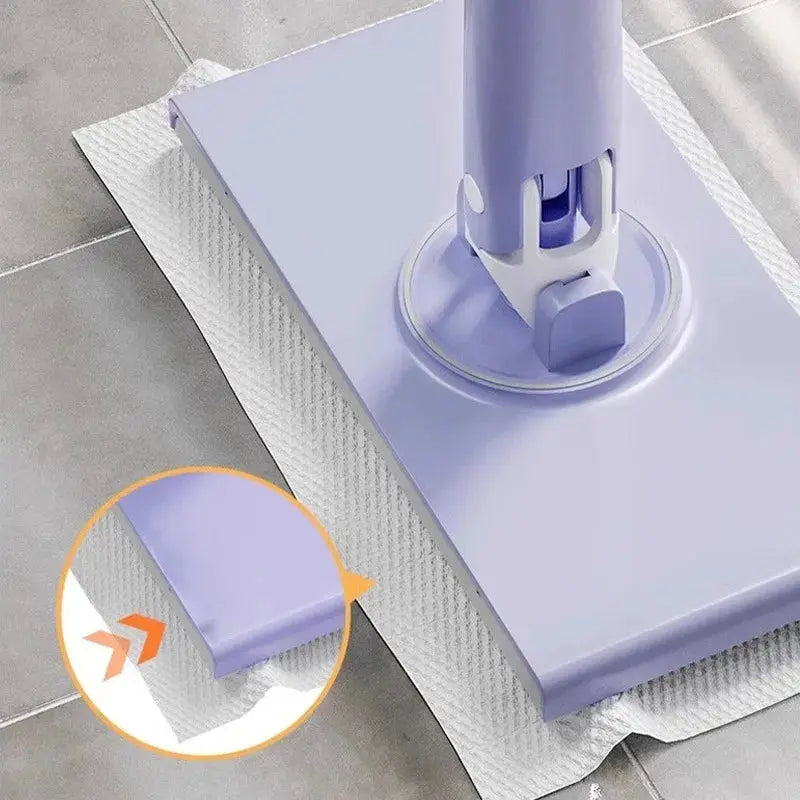 Cloth Switching Mini Mop (With 100 Cleaning Sheets)