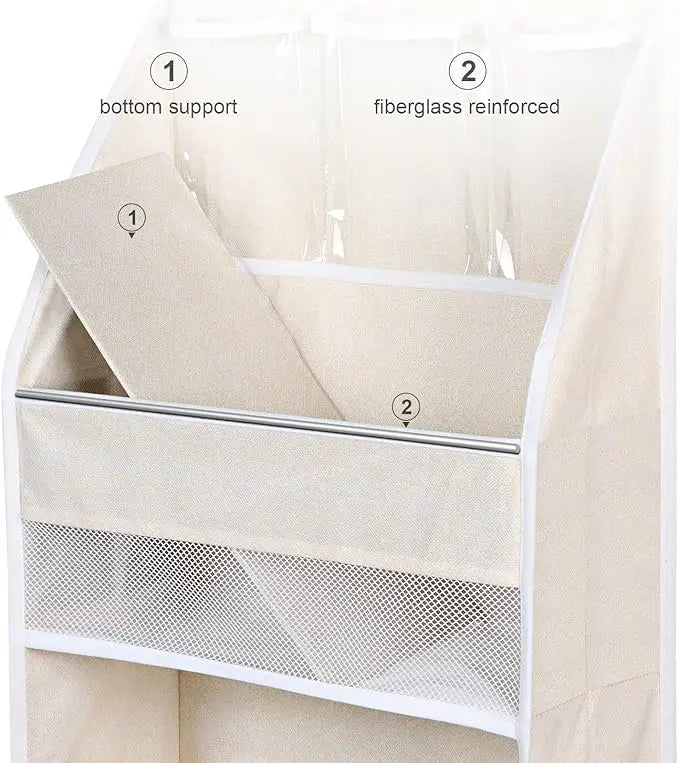 Door Hanging Organizer with Mesh Compartments – 5-Tier Storage System