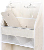 Door Hanging Organizer with Mesh Compartments – 5-Tier Storage System