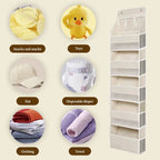 Door Hanging Organizer with Mesh Compartments – 5-Tier Storage System