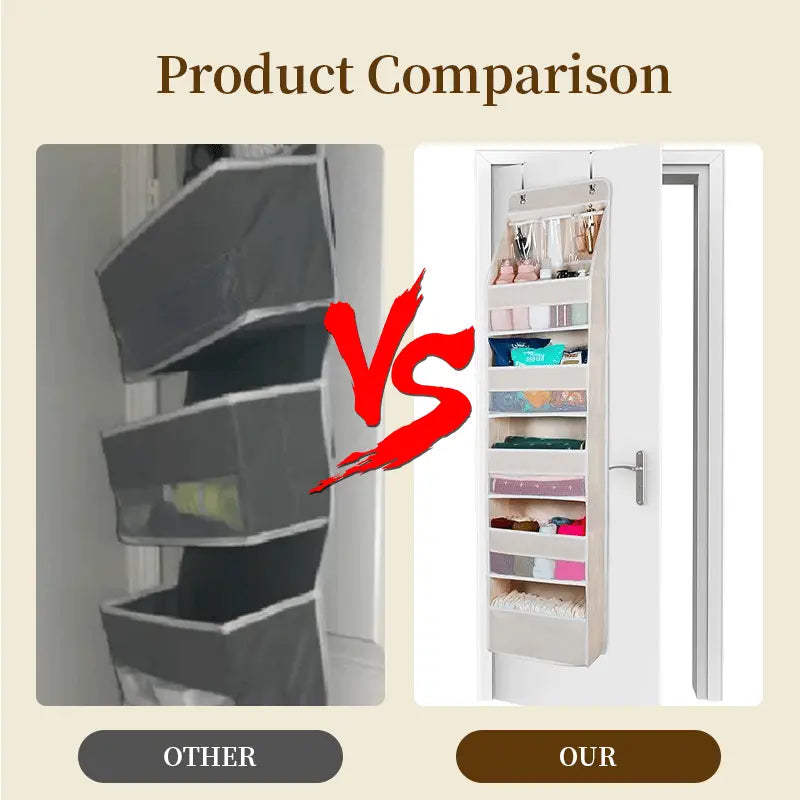 Door Hanging Organizer with Mesh Compartments – 5-Tier Storage System