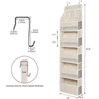 Door Hanging Organizer with Mesh Compartments – 5-Tier Storage System