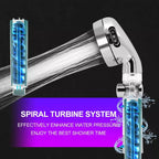 3 Mode Adjustable High Pressure Water Saving Showerhead