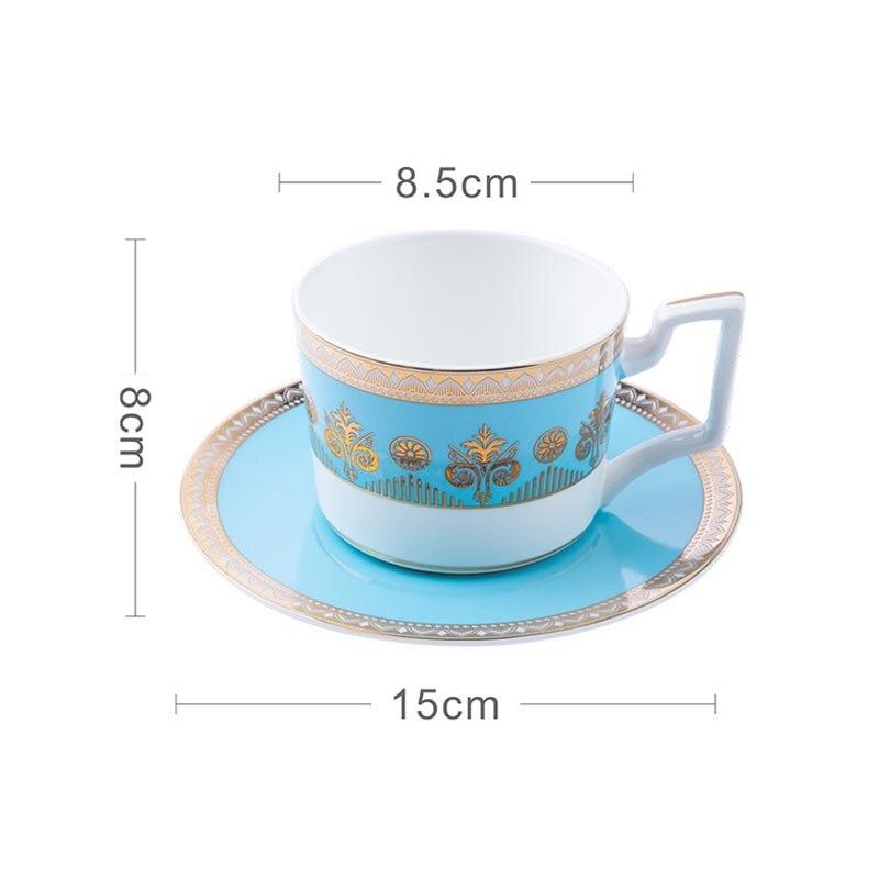 Turquoise 4-piece dinner set