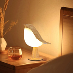 Rechargeable LED night light with touch sensor and creative bird design