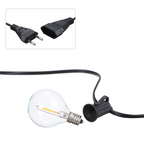 TwinkleTrail waterproof LED light chain for Outdoor with Warm Glow