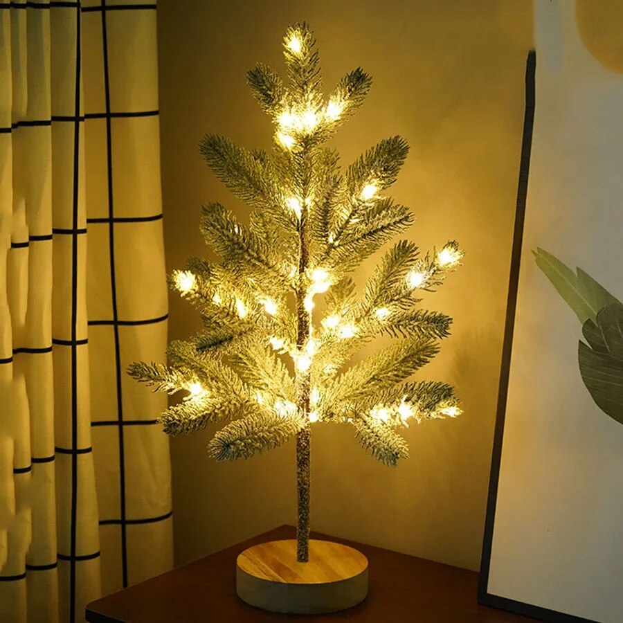 LumiPine – LED Christmas tree table lamp with warm white light