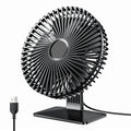 Mira Oscillating USB Fan – Silent, Compact & 4 Speeds for Desks and Nightstands
