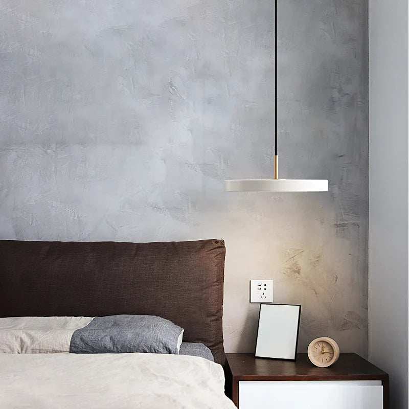 Futuristic Metal LED Suspension Lamp