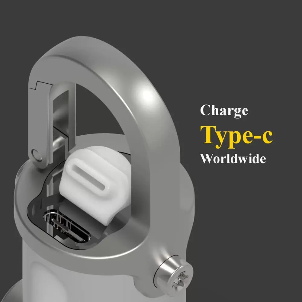 USB-C rechargeable mini flashlight