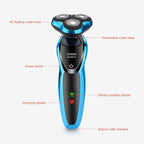 USB Charging Electric Shaver Waterproof Professional Beard Trimmer