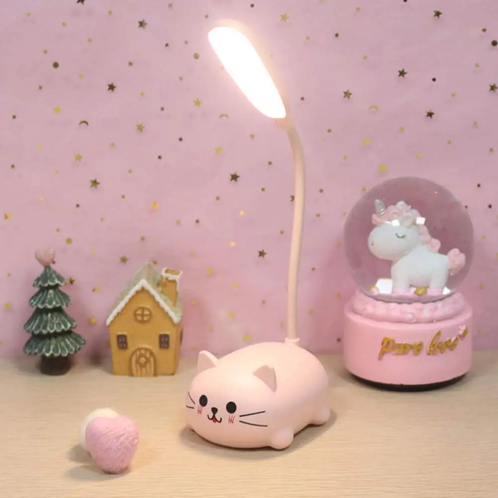 USB Cat Lamp – Mini LED Night Light with Soft Light