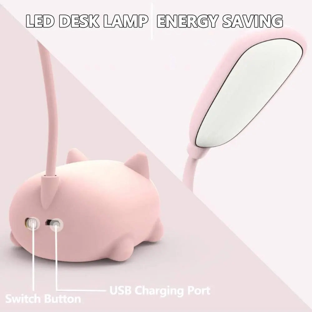 USB Cat Lamp – Mini LED Night Light with Soft Light