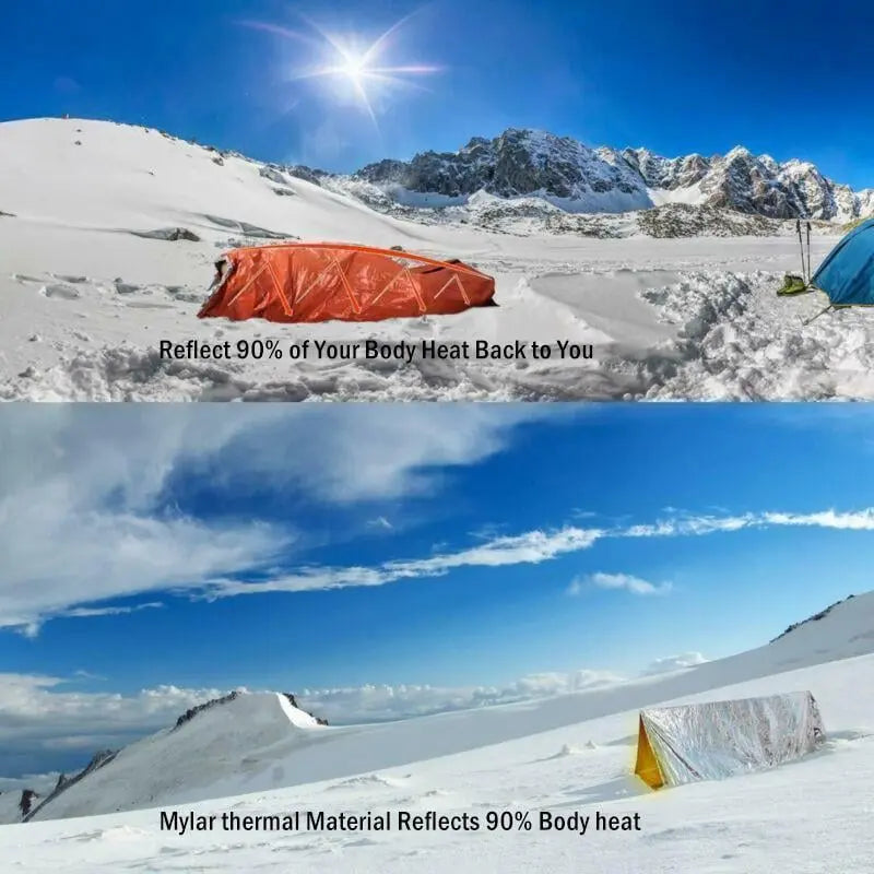 Survival Sleeping Bag Ultralight – Fits in the Bag & Thermal Insulating