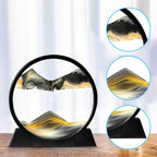 Royaleva Moving Sand Art Sculpture - LED Calming Desk Decoration
