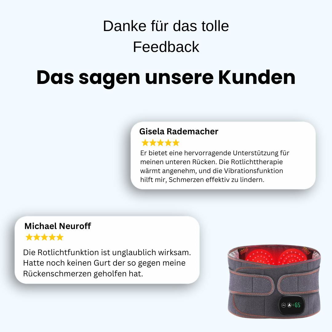 Orthopedic Back Support with Infrared Therapy - ThermaLum