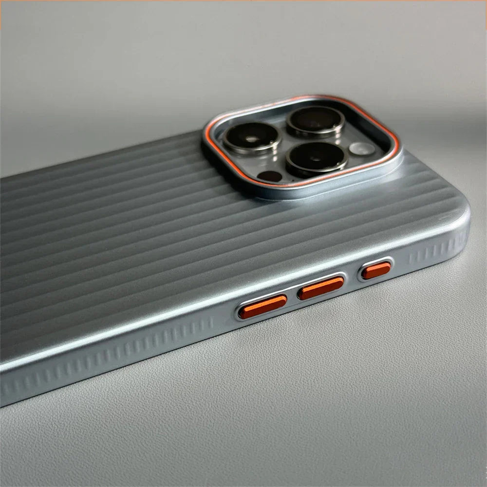 Ultra-thin corrugated mat shockproof case for iPhone
