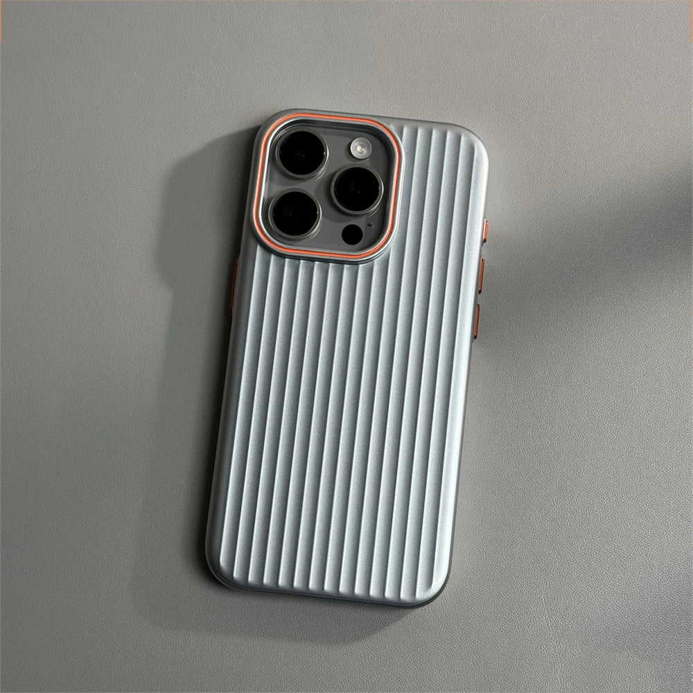 Ultra-thin corrugated mat shockproof case for iPhone