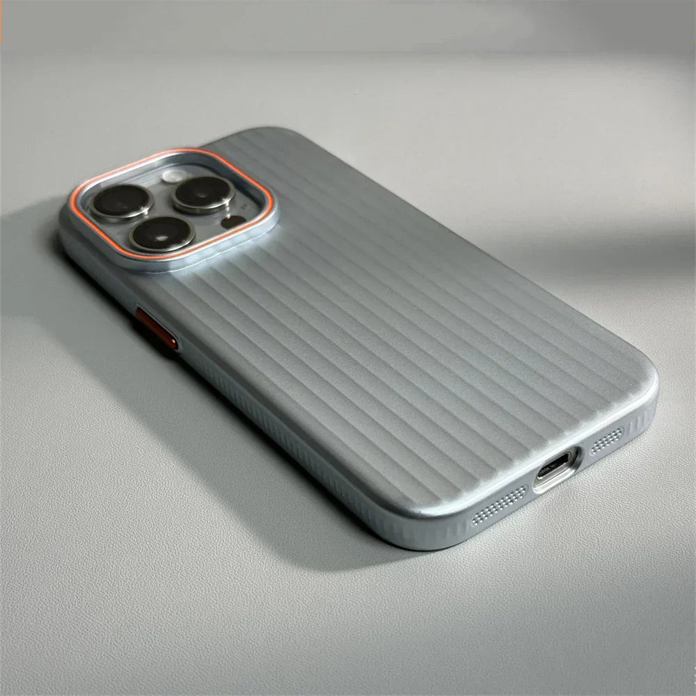 Ultra-thin corrugated mat shockproof case for iPhone