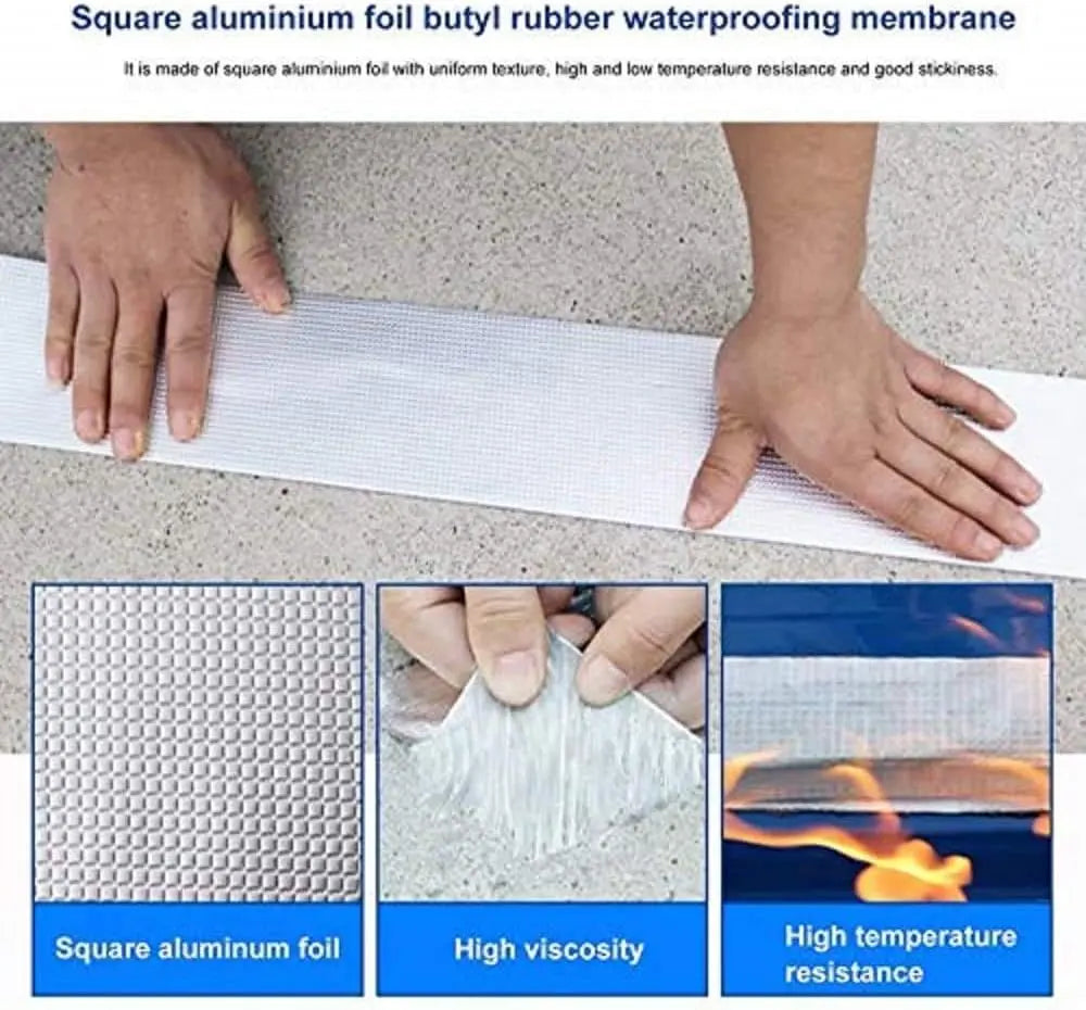 Ultra-durable waterproof butyl tape for repairs