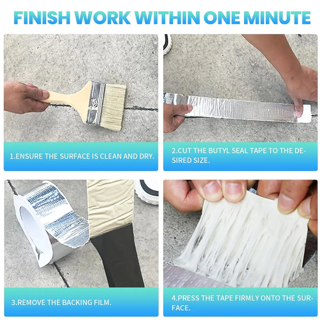Ultra-durable waterproof butyl tape for repairs