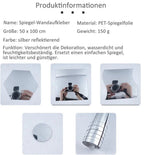 Ultra-flexible Mirror - safe and shatterproof