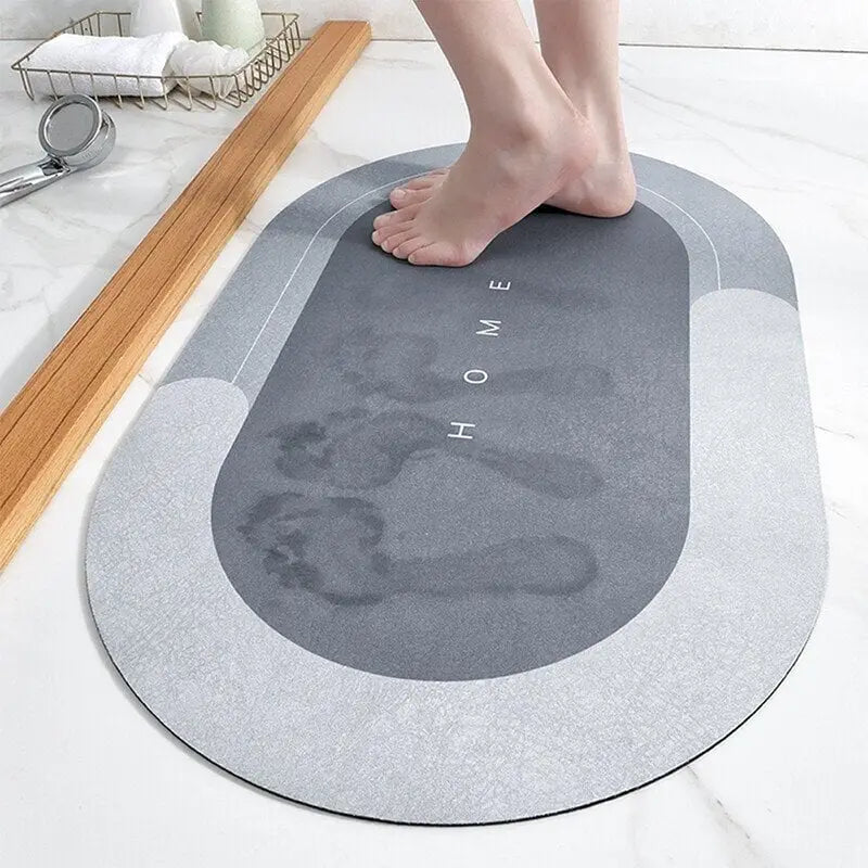 Ultra-absorbent Bath Mat – Dries up to 5× faster than conventional mats