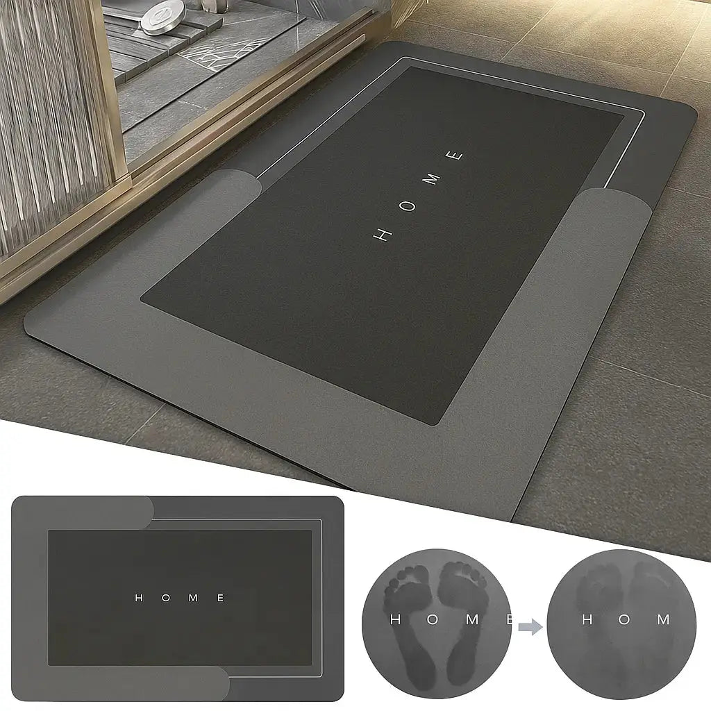 Ultra-absorbent Bath Mat – Dries up to 5× faster than conventional mats