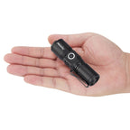 Ultra Bright USB Telescopic Zoom Flashlight