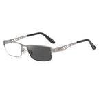 Ultra-light multifocal self-tinting reading glasses