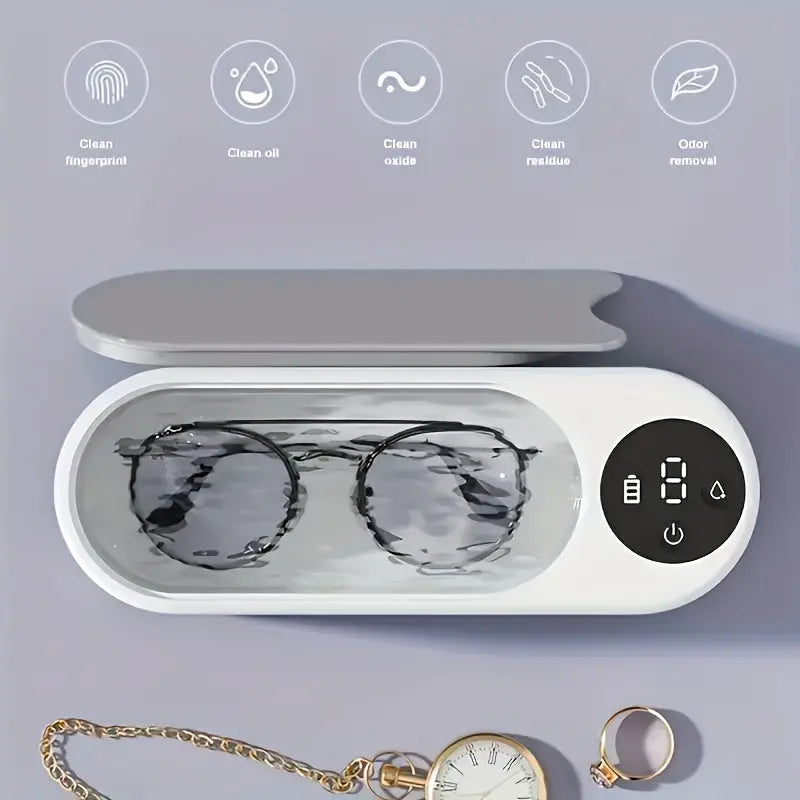 Ultrasonic Deep Cleaning Device – For Jewelry, Glasses, Dentures, and Makeup Brushes