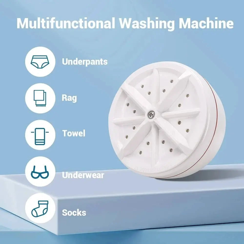 Ultrasonic cleaner portable – For laundry & washing in bucket or sink