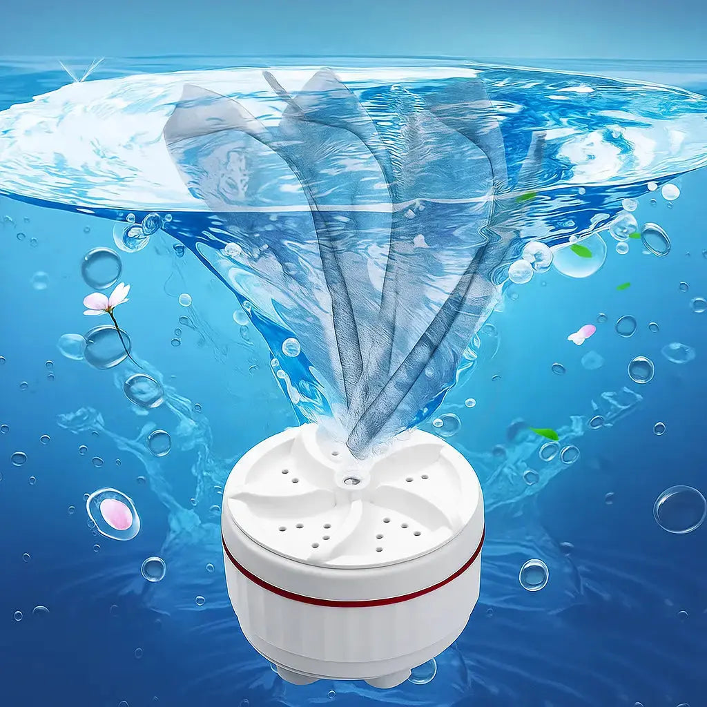 Ultrasonic cleaner portable – For laundry & washing in bucket or sink