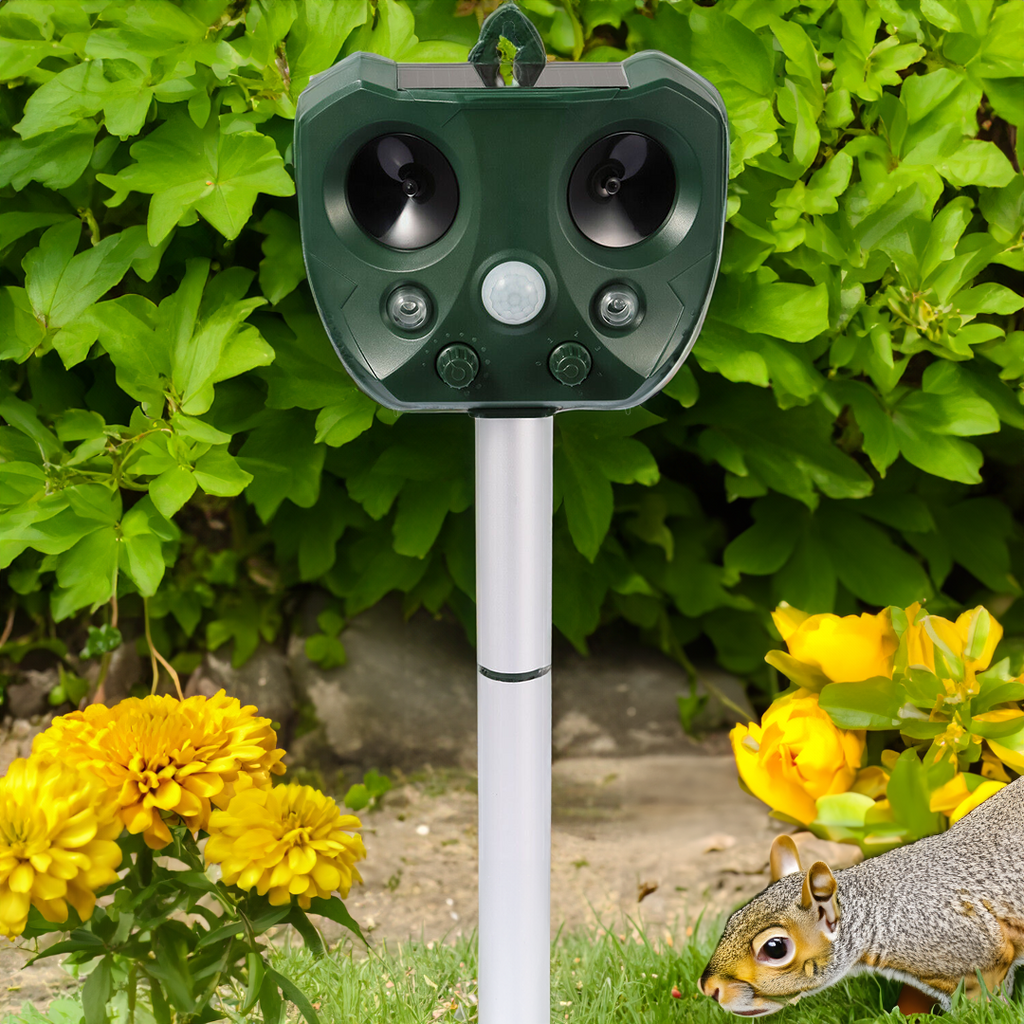 Effective Pest Repeller – Solar Ultrasonic Animal Deterrent for Garden