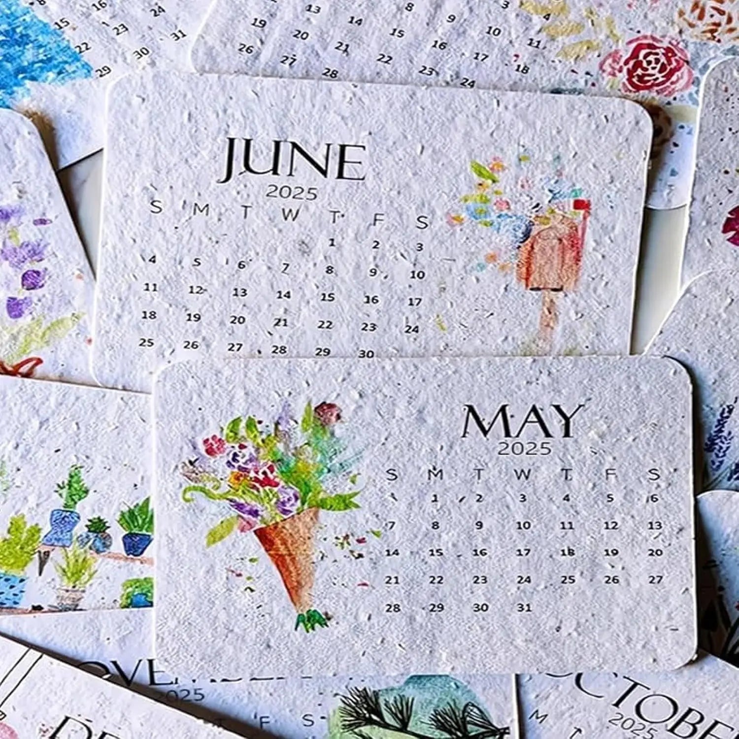 Eco-friendly Plantable Seed Calendar 2025 – Grow Year-Round
