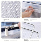 Stackable shoe box with window, ventilation & waterproof protection