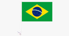 Brazil Flag Car Pole Decoration – Let your car say patriotic!