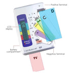 Universal Battery Tester – Quick Test for AA, AAA, 9V & Button Cells
