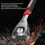 Universal ratchet 8-in-1 – change size without tool change