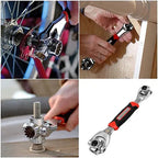 Universal ratchet 8-in-1 – change size without tool change