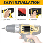 Universal self-adhesive drill holder – secure bit storage with strong hold