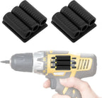 Universal self-adhesive drill holder – secure bit storage with strong hold
