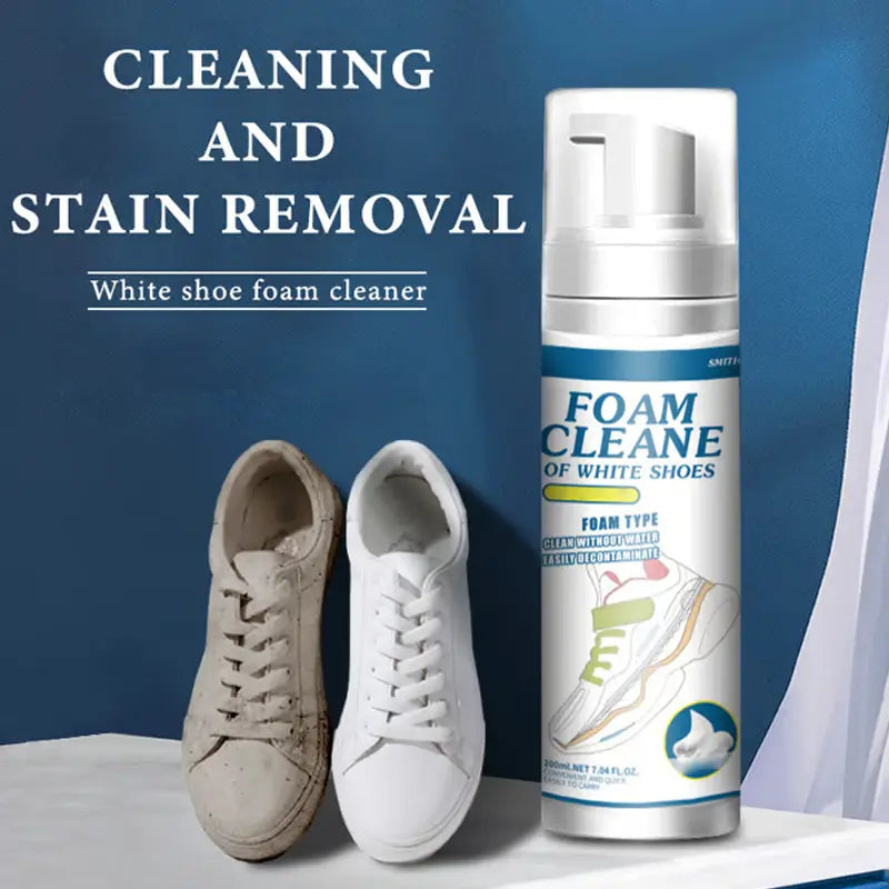 Universal Foam Cleaner for Shoes – No Rinsing Required