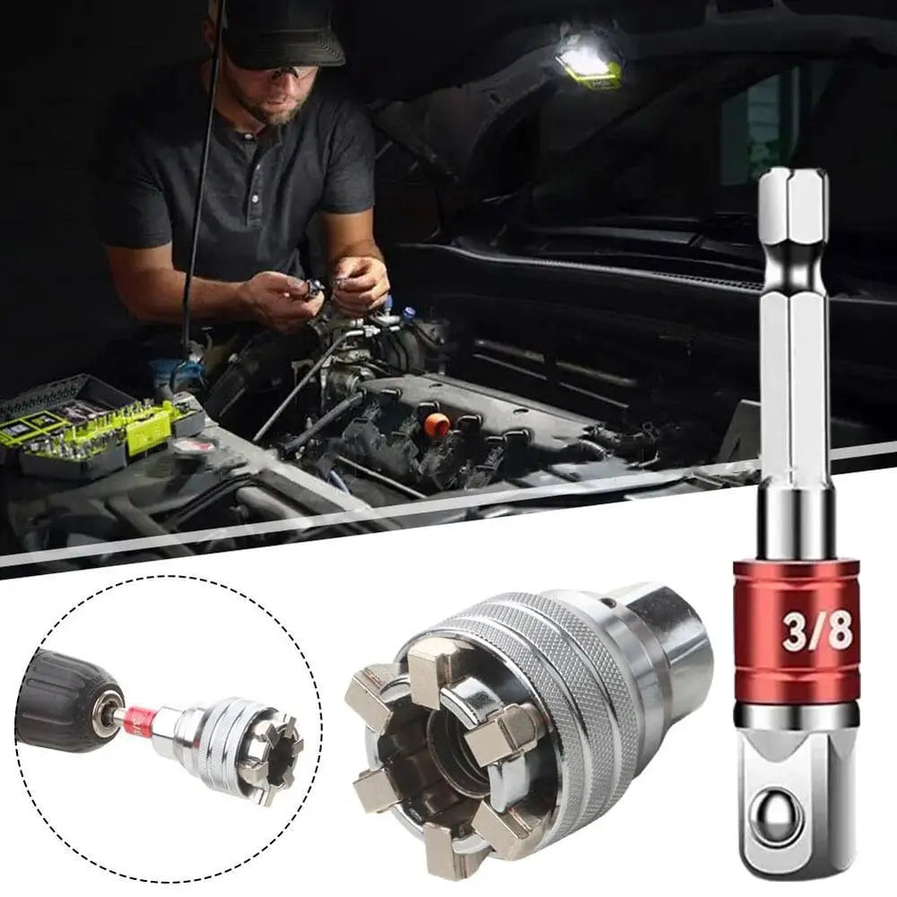 Universal Socket Wrench with Automatic Adjustment