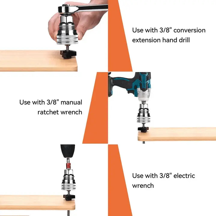 Universal Socket Wrench with Automatic Adjustment