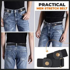 Invisible elastic waistband belts without buckle – The perfect belt for women's jeans!