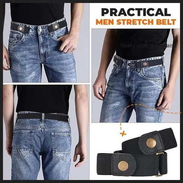 Invisible elastic waistband belts without buckle – The perfect belt for women's jeans!