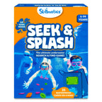 Underwater Pool Treasure Hunt game with waterproof gems and cards